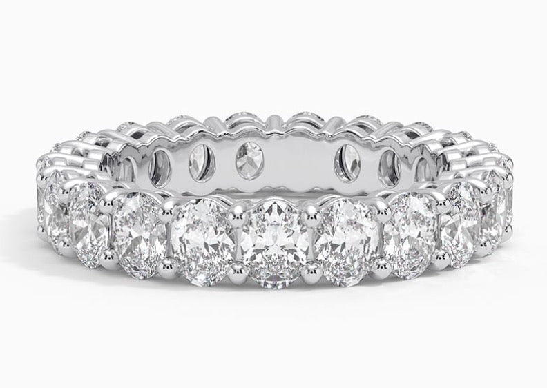 Eternity Band with Oval Lab Diamonds