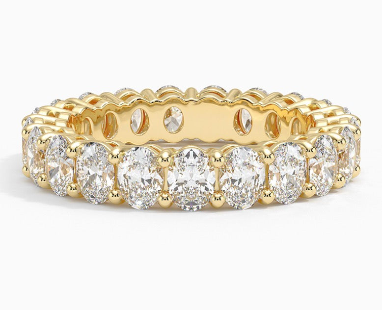 Eternity Band with Oval Lab Diamonds